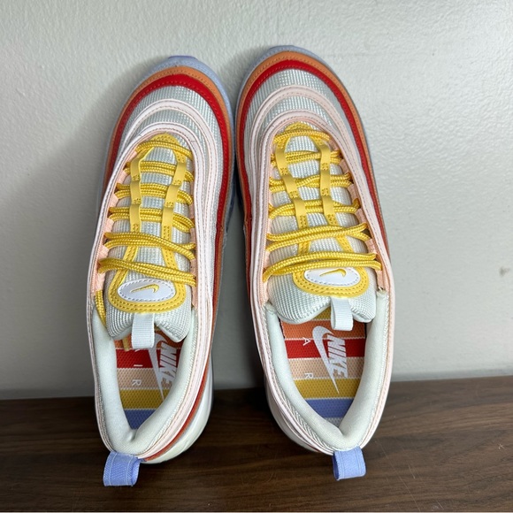 Nike Air Max 97 Football Light Thistle Grey Purple Pink Sneakers 8.5 - Picture 4 of 11